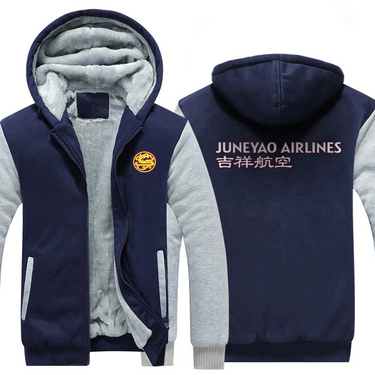JUNEYAO AIRLINES JACKETS FLEECE SWEATSHIRT